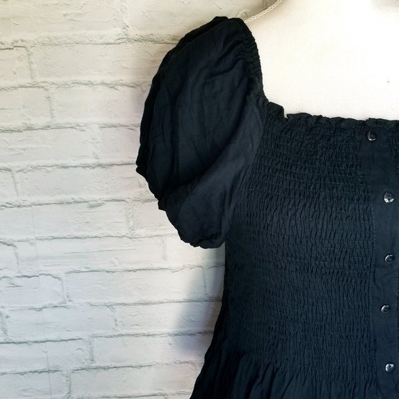 Black Plus Size Top - Picture 3 of 5